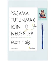 Yaşama Tutunmak İçin Nedenler 9786051982656 - Domingo - Matt Haig (TÜKENMEZ KALEM VE NOT DEFTERLİ) (Renksiz)