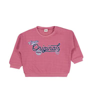 Civil Baby College Originals Nakışlı 6-18 Ay Sweatshirt - Pembe 9-12 Ay (Gül Kurusu)