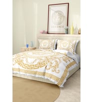 Çift Kişilik Nevresim Takımı Pamuklu Saten Kumaş 6 Parça 3D Dijital Baskı Duvet Cover Set Model.