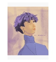 Lil Miyav Miyav Yoongi Tablo Ahşap Poster Dekoratif Kod2252