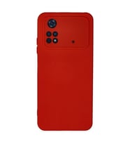 Xiaomi Poco M4 Pro 4g Kılıf Nano İçi Kadife Silikon - Kırmızı
