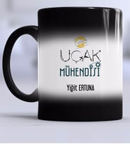 Uçak Mühendisi Kupa Bardak Sihirli