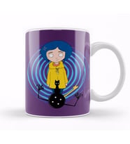 Ilustration Coraline Kupa Bardak Porselen