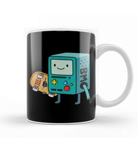 Cute Adventure Time Bmo 02 Kupa Bardak Porselen