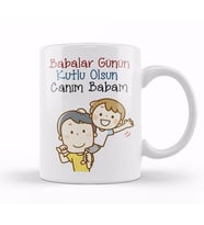 Babalar Günü Babaya Hediye 004 Kupa Bardak Porselen