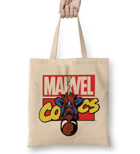 Marvel Comics Spiderman Hombre Araña Bez Çanta Uzun Saplı