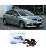 Citroen C4 Led Xenon Uzun Far Ampulü H1 Ultimate Yeni Seri Beyaz 2004-2012