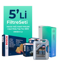 BOSCH Opel Astra K 1.5 Dizel Filtre Bakım Seti Liqui Moly Motor Yağlı (2019-2021) 5 Li