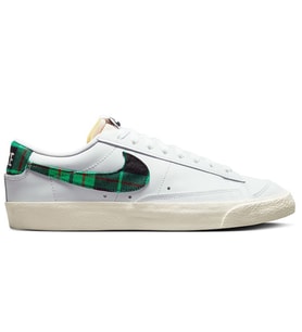 Nike Blazer Low '77 Premium Leather Unisex Sneaker Hakiki Deri Günlük Spor Ayakkabı Beyaz Yeşil
