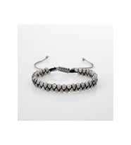 Labradorit 3-4mm Çift Sıra Doğal Taş Bileklik