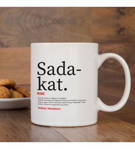 Kişiye Özel Kupa Bardak, Söz Yazılı Kupa Bardak, Sadakat Yazılı Bardak
