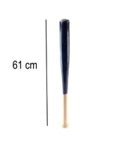 Beyzbol Sopası 61 cm Dişbudak Ağacından Kırılmaz Siyah