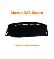 MAZDA 323 SEDAN 3 BOYUTLU VİP DERİ TORPİDO KORUYUCU