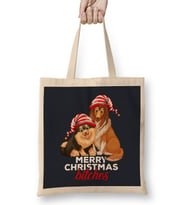 Merry Christmas Bitches Dog Bez Çanta Uzun Saplı