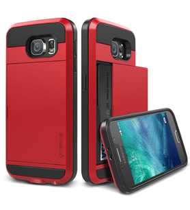 Verus Galaxy S6 ile Uyumlu Case Damda Slide Kılıf Crimson Red
