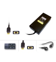 Lenovo ADL170SLC3A Uyumlu 20V 8.5A 170W Dikdörtgen Pinli Adaptör (Siyah)