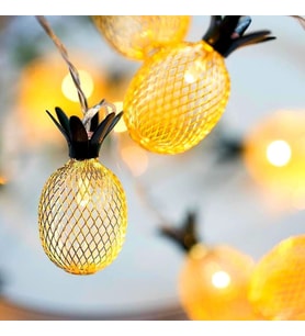 Dekoratif Pilli Pineapple Ananas Pilli Şerit Led Işık (1 Metre) (4767)