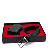 Pierre Cardin Çift Yönlü Deri Kemer & Cüzdan İkili Set PCCİFT01SK-1335A2C