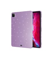 iPad Pro 11 2022 M2 Uyumlu Simli Parlak Görünümlü Zore Tablet Koton Kılıf (Lila)