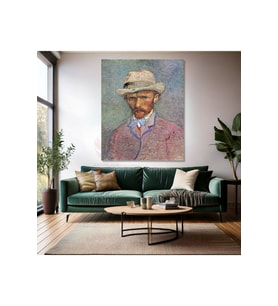 Van Gogh Kanvas Tablo Dijital Baskı Kanvas Duvar Tablosu Self Portrait Empresyonizm Tablo
