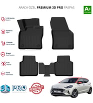 HYUNDAİ İ10 ARACA ÖZEL 3D PASPAS 2019 2020 2021 2022 2023 2024