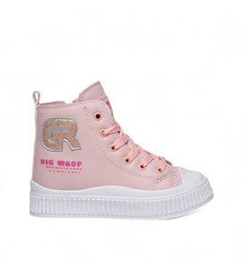 Trendyshose TW-1009225 Kız çocuk su geçirmez hafif ortapedik taban bot Convers (Bej)