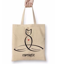 Namaste Yoga 04 Bez Çanta Uzun Saplı