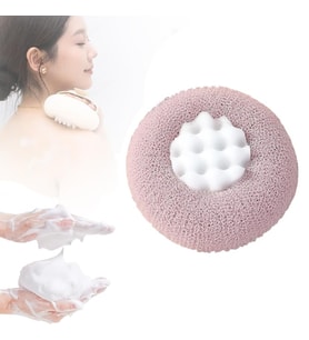 Vantuzlu Banyo Masaj Lifi Peeling Etkili Vücut Kesesi ve Köpürtücü (Karışık Renkler)