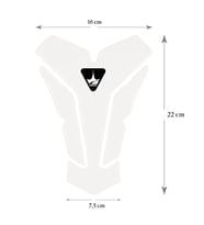 Grippatch - Triumph Motosikletler ile Uyumlu Universal Şeffaf Tank Pad GT09