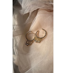 14 K kararmaz küpe