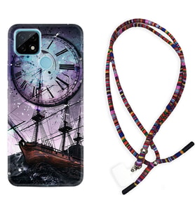 Realme C11 C21 C21Y C25Y C11 2021 Kılıf Boyun Asklı Rasta Silikon Time 1749