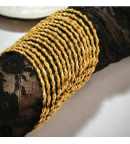 925 Ayar Gümüş İkili Adana Burma Gold Bilezik SL9803