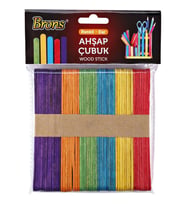 Brons Ahşap Çubuk Renkli Geniş BR-903 