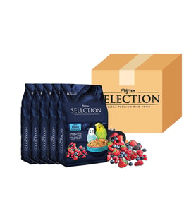 myyem selection gerçek meyve parçalı muhabbet yemi 1kg ( 5 li Paket )