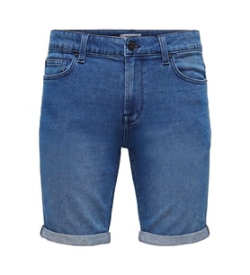 Only & Sons Erkek Kıvrık Paça Kot Şort - 22022333 (DENIM)