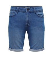 Only & Sons Erkek Kıvrık Paça Kot Şort - 22022333 (DENIM)