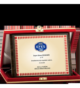 ODAK KUPA - Ahşap Plaketler - PL-055-M A - 18x24 cm