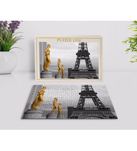 BK Home Paris Manzara 1000 Parça Profesyonel Puzzle-5
