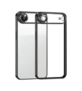 iPhone 17 Air Kamera Korumalı Lensli Silikon - Siyah