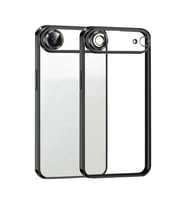 iPhone 17 Air Kamera Korumalı Lensli Silikon - Siyah
