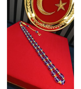 CAM TESBİH İRİ BOY ÖZEL TASARIM