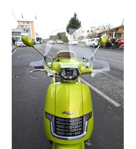 MOTOCAM Küba Ravida 125 Ön Cam 2024-2026 Model 37cm Şeffaf Renkli 4mm Elcikli APARATSIZ