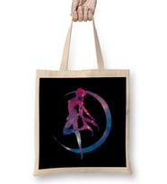 Sailor Moon Pattern Pink Version Bez Çanta Uzun Saplı