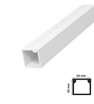Northcity Kablo Kanalı 40x40 mm 2 Metre – Duvar Kablo Düzenleme Çözümü