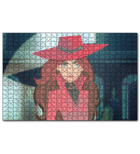 Cakapuzzle Carmen Sandiego Portre  Puzzle Yapboz MDF (Ahşap) (120 Parça)