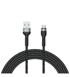 Telefon ve Tabletler Uyumlu, Uzun 3 Metre Micro USB Kablo 2A Hızlı Şarj, 480Mbps Data Veri Aktarımı (Siyah)