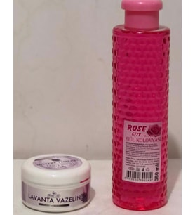 Rose City Lavanta Vazelin 75 ml Alana Rose City Gül Kolonyası 380 ml Hediye 