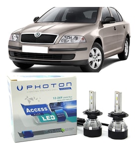 Skoda Octavia Mk2 Led Xenon Sis Farı Ampulü H8 Access Yeni Seri Beyaz 2004-2012