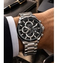Ferrucci Spor Model Fonksiyonları Aktif Takvimli Çelik Erkek Kol Saati