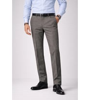 Caserta Klasik Fit Likralı Erkek Kanvas Pantolon - 7517 (Krem)